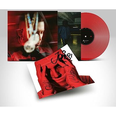 Epic JONES, LP Colorato Rosso con Leaflet Autografato Epic JONES, LP Colorato Rosso con Leaflet Autografato