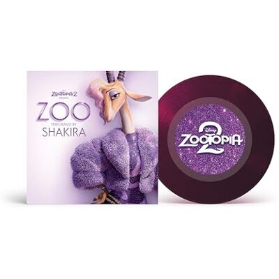 Disney Zoo from Zootopia 2 Purple Translucent Glitter Single Disney Zoo from Zootopia 2 Purple Translucent Glitter Single