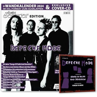 Depeche Mode Sonic Seducer Edition inkl. XXL-Wandkalender 2024 + „Songs Of Faith And Devotion“ Cover-Compilation perf. by FORCED TO MODE – lim. 999 Exemplare Depeche Mode Sonic Seducer Edition inkl. XXL-Wandkalender 2024 + „Songs Of Faith And Devotion“ Cover-Compilation perf. by FORCED TO MODE – lim. 999 Exemplare