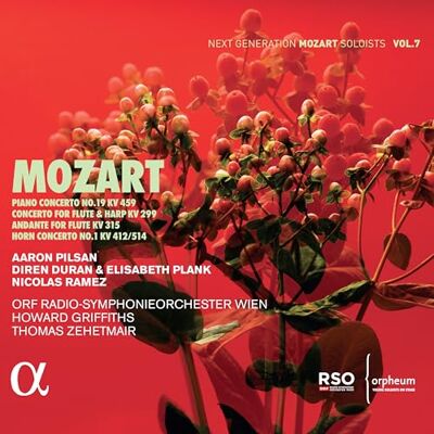 Alpha MOZART: PIANO CONCERTO NO. 19 KV 459 CONCERTO FOR FLUTE & HARP Alpha MOZART: PIANO CONCERTO NO. 19 KV 459 CONCERTO FOR FLUTE & HARP