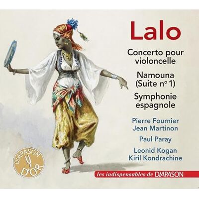 Diapason Edouard Lalo : Concerto pour violoncelle Namouna Symphonie espagnole. Fournier, Kogan, Martinon, Paray, Kondrachine. Diapason Edouard Lalo : Concerto pour violoncelle Namouna Symphonie espagnole. Fournier, Kogan, Martinon, Paray, Kondrachine.