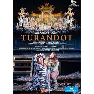 Anna Netrebko; Yusif Eyvazov; Carlo Bosi; Maria Teresa Leva; Ferruccio Furlanetto; Chorus of the Arena di Verona; Orchestra of the Arena di Verona; Franco Zeffirelli; Marco Armiliato Giacomo Puccini: Turandot Anna Netrebko; Yusif Eyvazov; Carlo Bosi; Maria Teresa Leva; Ferruccio Furlanetto; Chorus of the Arena di Verona; Orchestra of the Arena di Verona; Franco Zeffirelli; Marco Armiliato Giacomo Puccini: Turandot