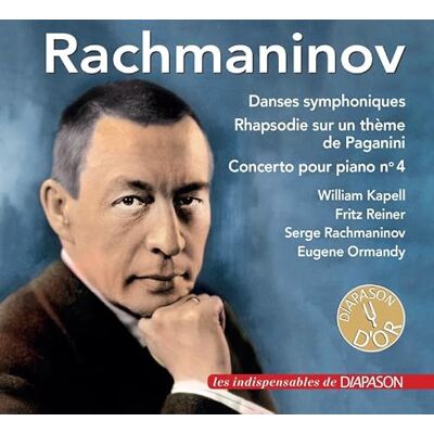 Diapason Rachmaninov : Danses symphoniques Rhapsodie Paganini Concerto pour piano n° 4. Kapell, Reiner, Rachmaninov, Ormandy. Diapason Rachmaninov : Danses symphoniques Rhapsodie Paganini Concerto pour piano n° 4. Kapell, Reiner, Rachmaninov, Ormandy.