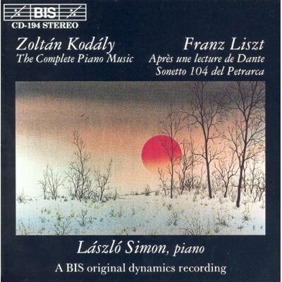 BIS Simon, Laszlo-Cpt Pno Music /Liszt BIS Simon, Laszlo-Cpt Pno Music /Liszt