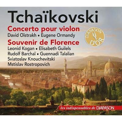Diapason Tchaikovski : Concerto pour violon Souvenir de Florence. Oïstrakh, Kogan, Guilels, Barshai, Rostropovich, Ormandy. Diapason Tchaikovski : Concerto pour violon Souvenir de Florence. Oïstrakh, Kogan, Guilels, Barshai, Rostropovich, Ormandy.