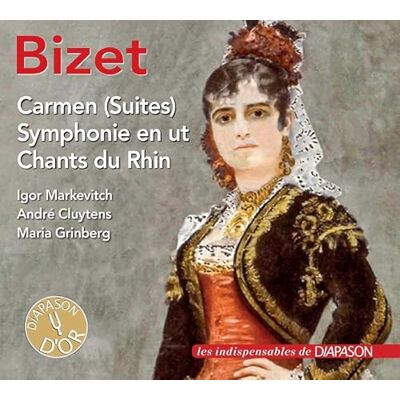 Diapason Bizet : Suites Carmen Symphonie en ut Chants du Rhin. Grinberg, Markevitch, Cluytens. Diapason Bizet : Suites Carmen Symphonie en ut Chants du Rhin. Grinberg, Markevitch, Cluytens.