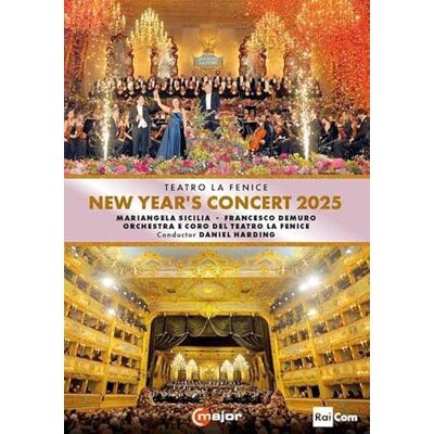 Mariangela Sicilia; Francesco Demuro; Orchestra e Coro del Teatro La Fenice; Fondazione Nazionale della Danza / Aterballetto; Daniel Harding New Year's Concert Teatro la Fenice 2025 Mariangela Sicilia; Francesco Demuro; Orchestra e Coro del Teatro La Fenice; Fondazione Nazionale della Danza / Aterballetto; Daniel Harding New Year's Concert Teatro la Fenice 2025