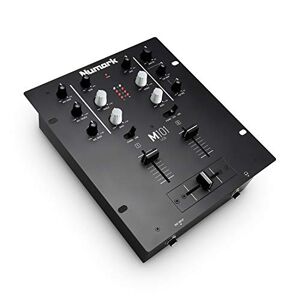 Numark M101USB - Mixer 2 canali a rack per DJ con EQ a 2 bande, interfaccia audio integrata, ingresso microfonico e crossfader sostituibile