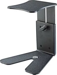 K&M 26772 Supporto da tavolo per monitor Nero, in acciaio supporto regolabile in altezza dal design innovativo