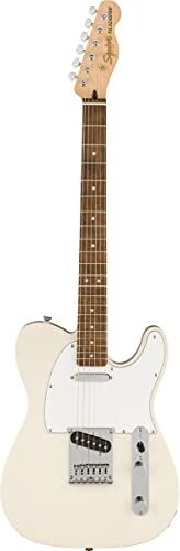 Fender Chitarra Elettrica Squier by  Telecaster Affinity Series, tastiera in alloro indiano, in Olympic White