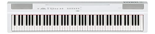 Yamaha Digital Piano P-125a – Pianoforte Digitale compatto, dinamico e potente – Design elegante e facile da usare – Compatibile con l'Applicazione Gratuita Smart Pianist – Bianco