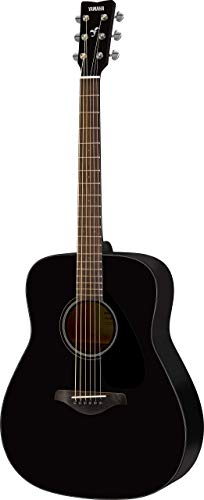 Yamaha FG800 Chitarra Folk, Chitarra Acustica 4/4 in Legno, Corpo Tradizionale Western con Suono Autentico, Adatta per Principianti, Colore Nero