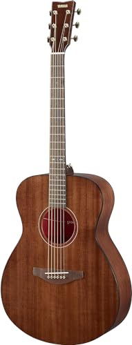 Yamaha Chitarra Folk Chitarra Acustica 4/4 in Legno con Pickup Design Accattivante e Suono Caldo e Bilanciato Alta Qualità, Colore Marrone Cioccolato
