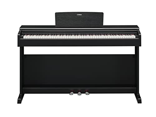 Yamaha ARIUS YDP-145 Digital Piano Pianoforte Digitale da Casa per Dilettanti, Design Classico ed Elegante, Suonabilità Autentica del Pianoforte Acustico, Nero