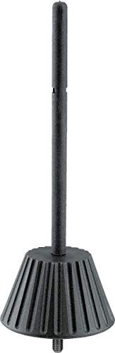 K&M 17782 cono per flauto in plastica nera, con interno in acciaio per flauto soprano o piccolo, facile da montare
