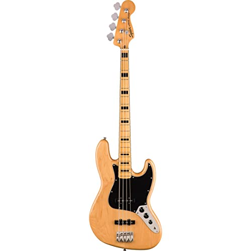 Fender Squier, chitarra Classic Vibe ‘70s Jazz Guitar, colore: naturale + acero (tastiera)