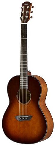 Yamaha CSF1MTBS Chitarra Folk in Legno con Pickup Pratica Chitarra Acustica Suono Chiaro e Ricco Per Professionisti Custodia Inclusa, da Viaggio Colore Tobacco Sunburst