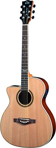 Eko GUITARS NXT A100CE LH NATURAL Chitarra Acustica Top in Abete, Fasce e Fondo in Tiglio, Tastiera in South American Roupanà,Forma Auditorium Cutaway, Colore Natural