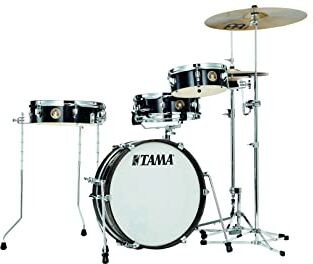 TAMA Club-Jam Pancake Set batteria 4 pezzi, colore: Nero/Cromo