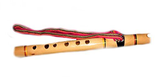 Alpacaandmore , flauto professionale Quena marrone chiaro in legno di chachakomo