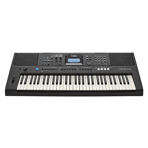 Yamaha Digital Keyboard  Tastiera Digitale Versatile Design Portatile con 61 Tasti a Tocco Sensibile e Vari Stili di Accompagnamento Nero