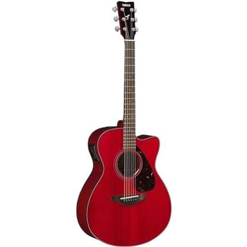 Yamaha FSX800C RUBY RE Chitarra Elettrica Acustica, Rosso (Ruby Red)