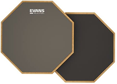 EVANS Pad Batteria Real Feel Practic Pad 12  Drum Pad Pad Batteria Allenamento