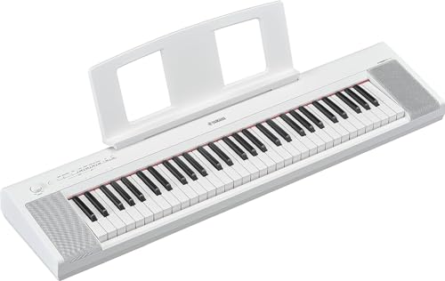 Yamaha NP-35 Piaggero Digital Keyboard Tastiera Digitale Versatile e Portatile con 76 Tasti Graded Soft-Touch, 15 Voci Strumentali, Leggera e Portatile