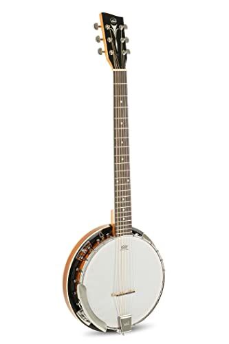 Gewa Banjo Premium 5 corde con custodia e pelliccia REMO