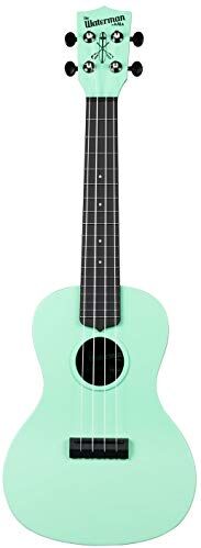 Kala Ukulele Concerto Waterman Verde Opaco Satinato in ABS con Custodia