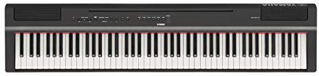 Yamaha Digital Piano NP-125a, Pianoforte Digitale compatto, dinamico e potente, Design elegante e facile da usare, Compatibile con l'Applicazione Gratuita Smart Pianist, Nero