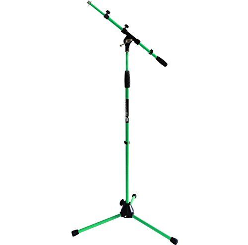 keepdrum , Supporto per microfono ms106gr con asta e base in metallo verde