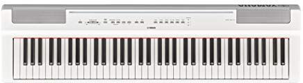 Yamaha Digital Piano P-121B Pianoforte Digitale Compatto, con 73 tasti Dinamici e Sensibili al Tocco, Compatibile con l'Applicazione Smart Pianist, Bianco