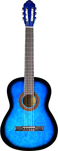 Eko GUITARS CS-10 BLUE BURST Chitarra Classica Serie Studio, Colore Blue Burst