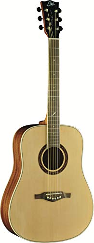 Eko GUITARS ONE D150 NATURAL,Chitarra Acustica Dreadnought serie ONE, top Abete Sitka laminato, Fasce e Fondo in Mogano Sapeli laminato, manico in Mogano, Finitura Gloss, Scala 650mm, Colore Natural