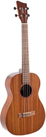 Gewa Bariton Ukulele Manoa K-BA Sapelli opaco, con custodia