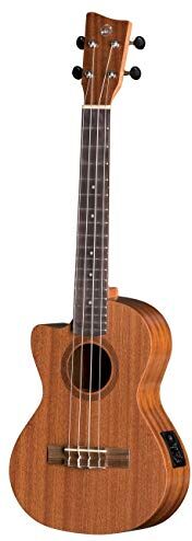 Gewa Tenor Ukulele acustico Manoa K-TE-LH-CE Leftahnd Sapelli opaco con custodia