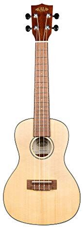 Kala KA-SSTU-C Ukulele da concerto Solid Spruce da viaggio, con borsa