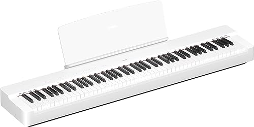 Yamaha Digital Piano  – Pianoforte Digitale compatto, dinamico e potente – Design elegante e facile da usare – Compatibile con l'Applicazione Gratuita Smart Pianist – Bianco