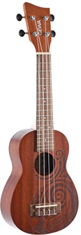 Gewa Ukulele soprano Manoa KT-SO-MAORI Sapelli Maori, opaco, con custodia