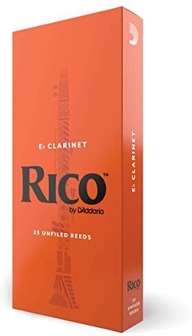 Rico Confezione da 25 ance  per clarinetto piccolo in MI bemolle, durezza 1,5