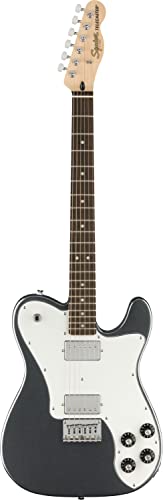 Fender Squier Affinity Telecaster Deluxe LRL Charcoal Frost Metallic. Guitarra Eléctrica