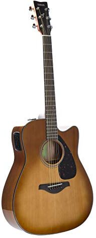 Yamaha FGX800C SAND BU Chitarra Elettrica Acustica, Marrone (Sand Burst)