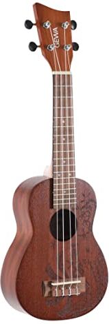 Gewa Ukulele soprano Manoa KT-SO-NIPPON Sapelli Nippon opaco con custodia