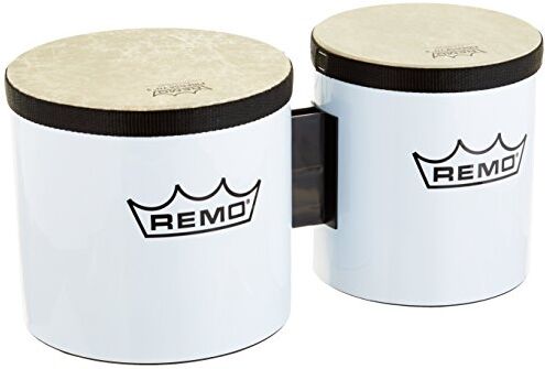 Remo bongo set 6"- 7" Drum White White