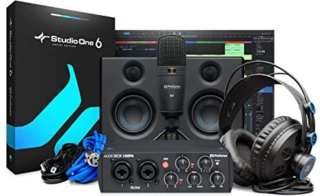 PreSonus AudioBox Studio Ultimate Bundle 25th Anniversary Edition con Studio One Artist e software di registrazione DAW Ableton Live Lite