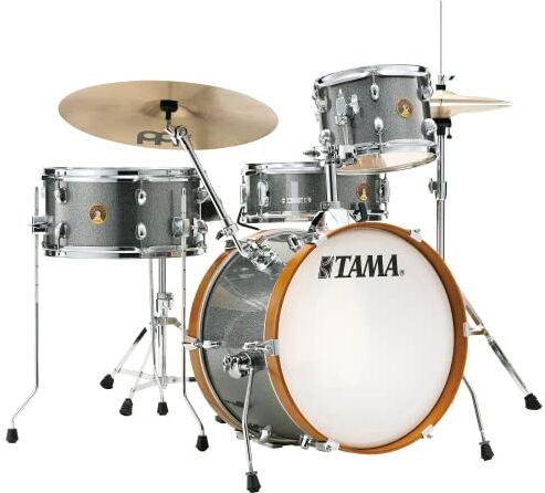 TAMA Club Jam 10/14/18/5x13, 4 pezzi. Batteria Galaxy Silver