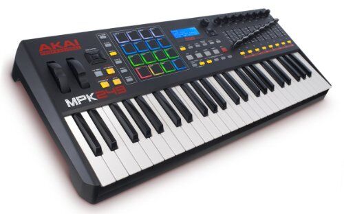 Akai Professional  Tastiera MIDI Controller con 49 Tasti Semi-Pesati, Controlli MPC + Software