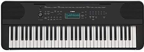 Yamaha Digital Keyboard  Tastiera Digitale per Principianti, con 61 Tasti Dinamici Sensibili al Tocco, Design Classico Adatto a Qualsiasi Ambiente, Nero