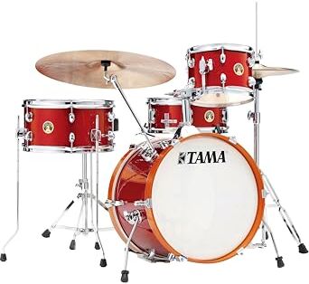 TAMA Club-JAM Shell Pack Candy Apple Mist (CPM) w/Hardware Kit completo da 4 pezzi con grancassa da 18"